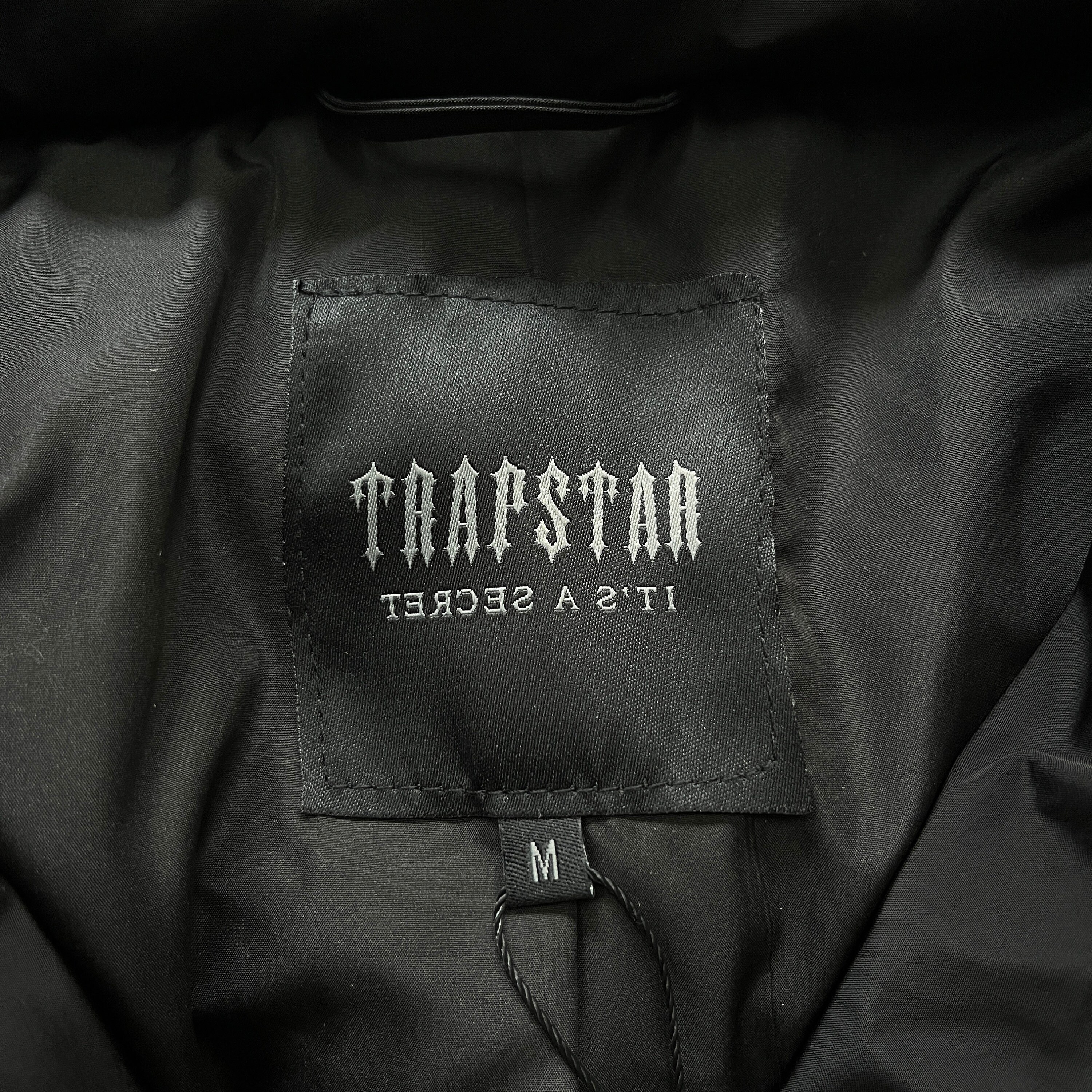 Trapstar Monogram Windbreaker Jacket Black