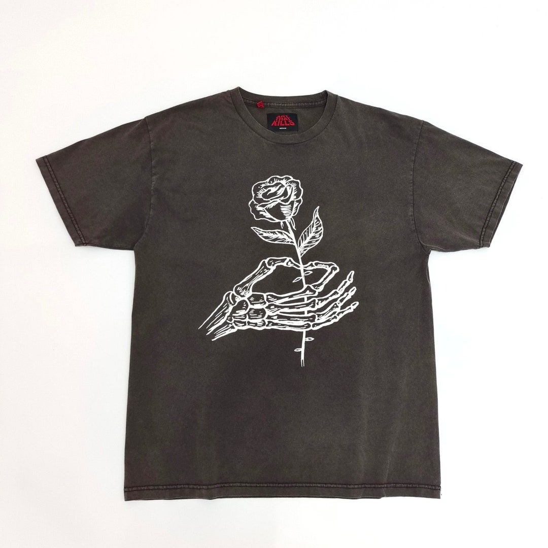 Gallery Dept Department Faded Wilted Rose ATK Short Sleeve Tee - Etsy
