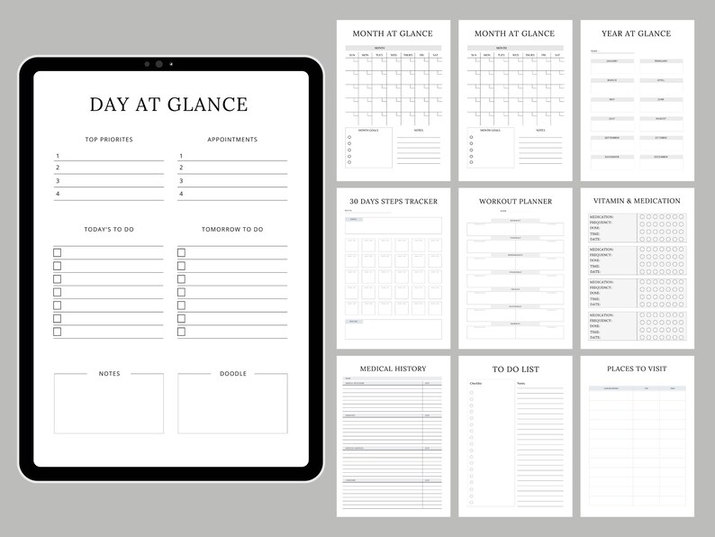 Printable Household Management Planner, Household Management Binder ...