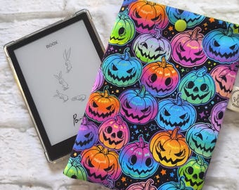 Halloween Jack-o'-lantern, Witches and Autumn E-reader Cover (Kindle, Kobo, Boox), Small E-reader Cover, Protective Cover, Book Sleeve
