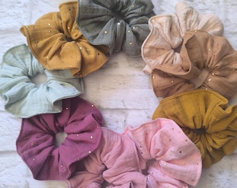 Muslin Scrunchies
