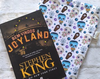 Book Cover - Book Sleeve Halloween Mummy/Frankenstein | Skulls | Pumpkins, Protective Book Cover, Closed Book Cover, Book Sleeve