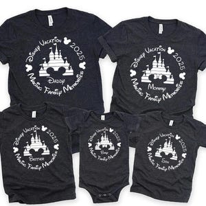 Custom Disney Vacation 2025 Family Shirts, Making Family Memories shirts, Disney Squad Shirts, Family Disney Shirts,Disney 2025 Family Shirt