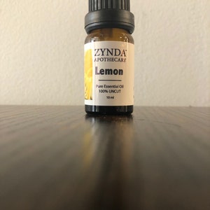 Lemon Essential Oil Pure and Natural, 100% Uncut Pure Essential Oil - 10ml