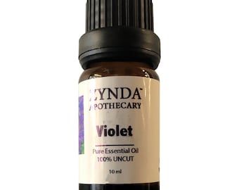 Aceite Esencial de Violeta Puro y Natural, 100% Aceite Esencial Puro Sin Cortar - 10ml