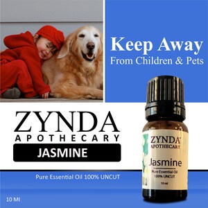 Jasmine Essential Oil Pure and Natural, 100% Uncut Pure Essential Oil - 10ml