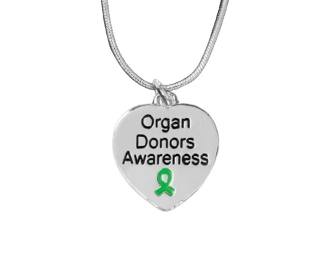 Heart Shaped Necklaces for Organ Donors Bulk Quantities Etsy
