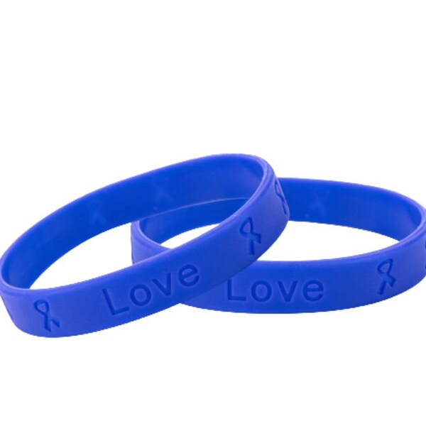 Periwinkle Silicone Bracelets - Bulk Quantities Available