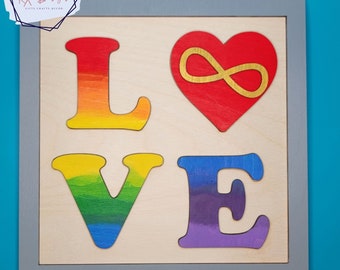 Autism Acceptance DIY kit, Paint Your Own, DIY Wooden Craft Kit for Kids, Eight Designs, Available in three sizes, Paint supplies optional