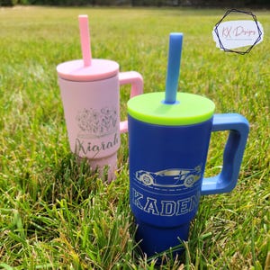 24 oz Laser engraved tumbler | Simple Modern Trek Kids, Various Colors, Designs