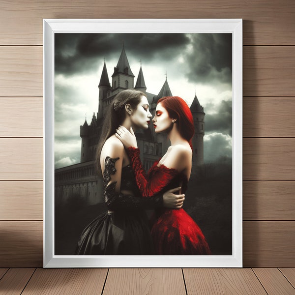 Goth Lesbian Wall Art Etsy goth-lesbian-wall-art-etsy