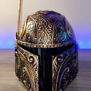 Deluxe Bobba Fett fan art helmet