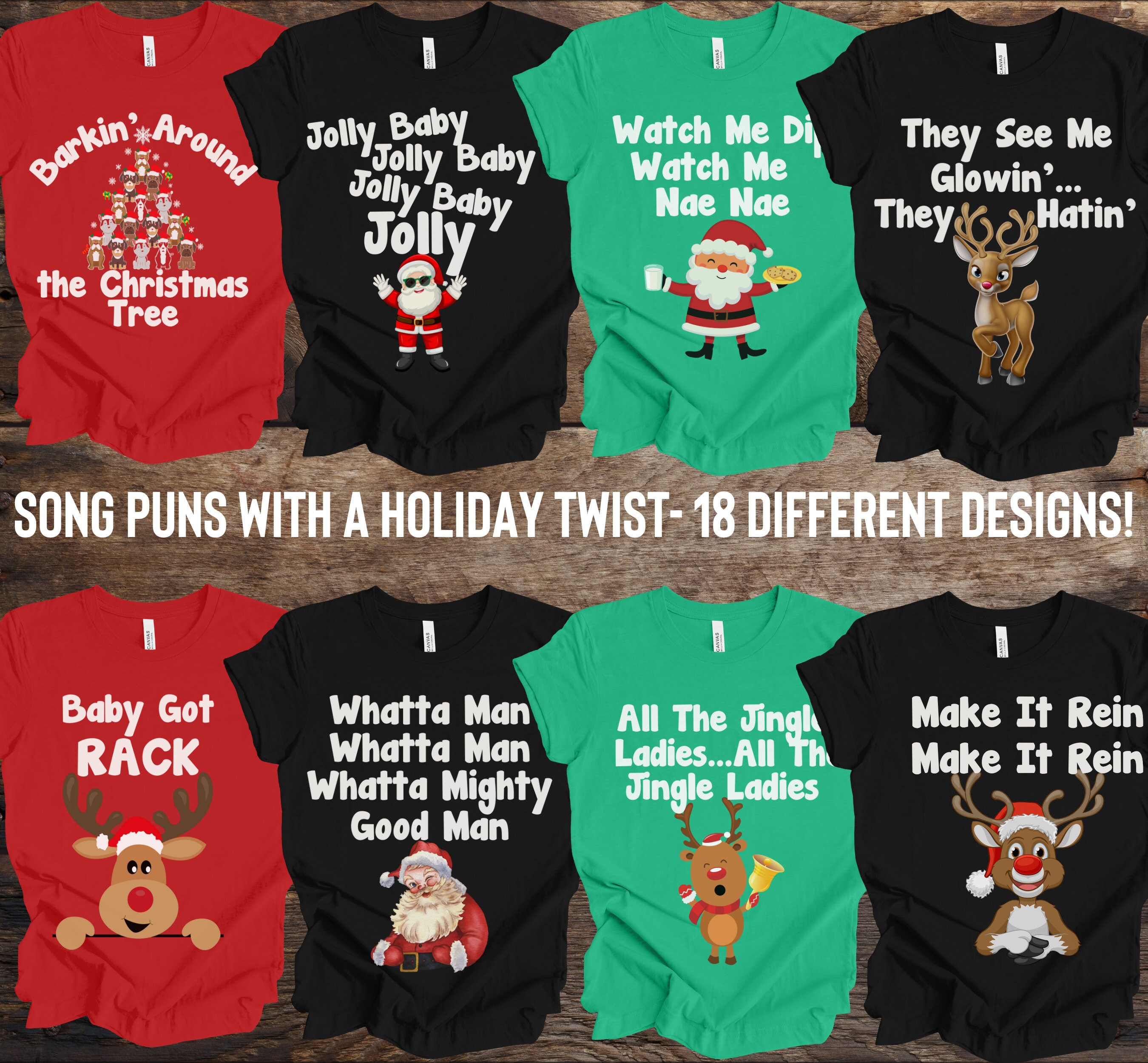 Family Christmas Shirts Christmas Song Pun Shirts Group Holiday Shirts — free download