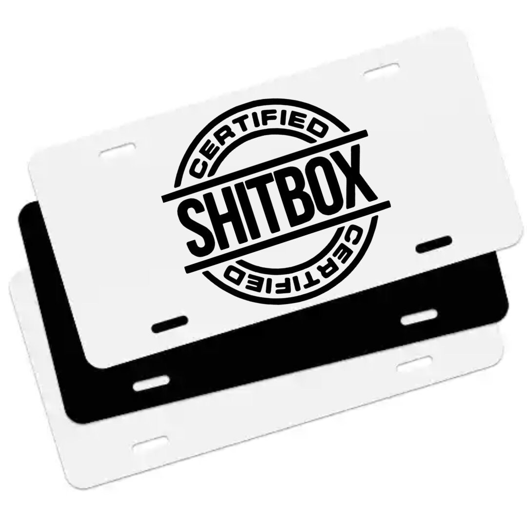 Certified Shtbox License Plate, Decal Etsy