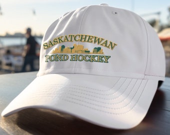 Gorra de béisbol de hockey sobre hielo de Saskatchewan Pond / Sarga de algodón de perfil bajo