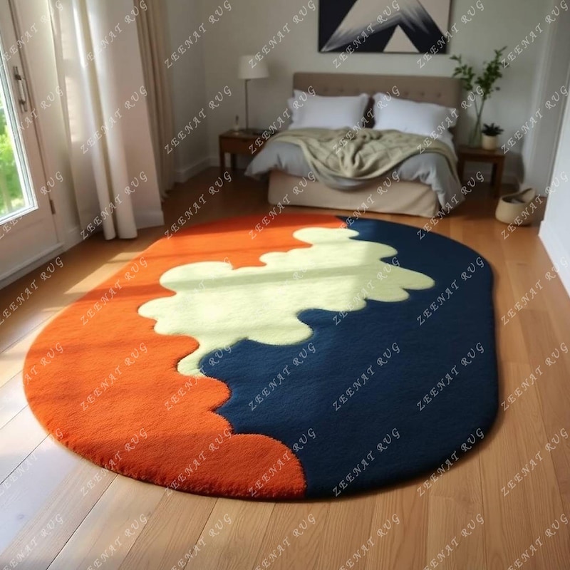 Abstract Shaped Rug - Etsy