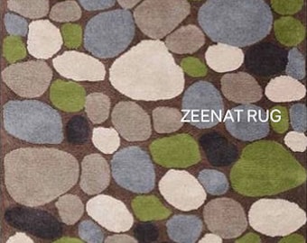 Stone Rug  Hand Tufted Rug For Home Decor for Entry Area/ Living Room/Office/Kitchen/Bedroom & hall use.