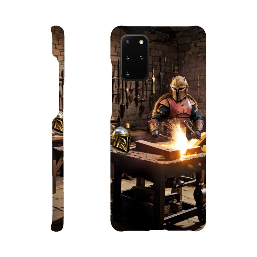 Mandalorian Armorer With New Mando Helmet Phone Case for Etsy