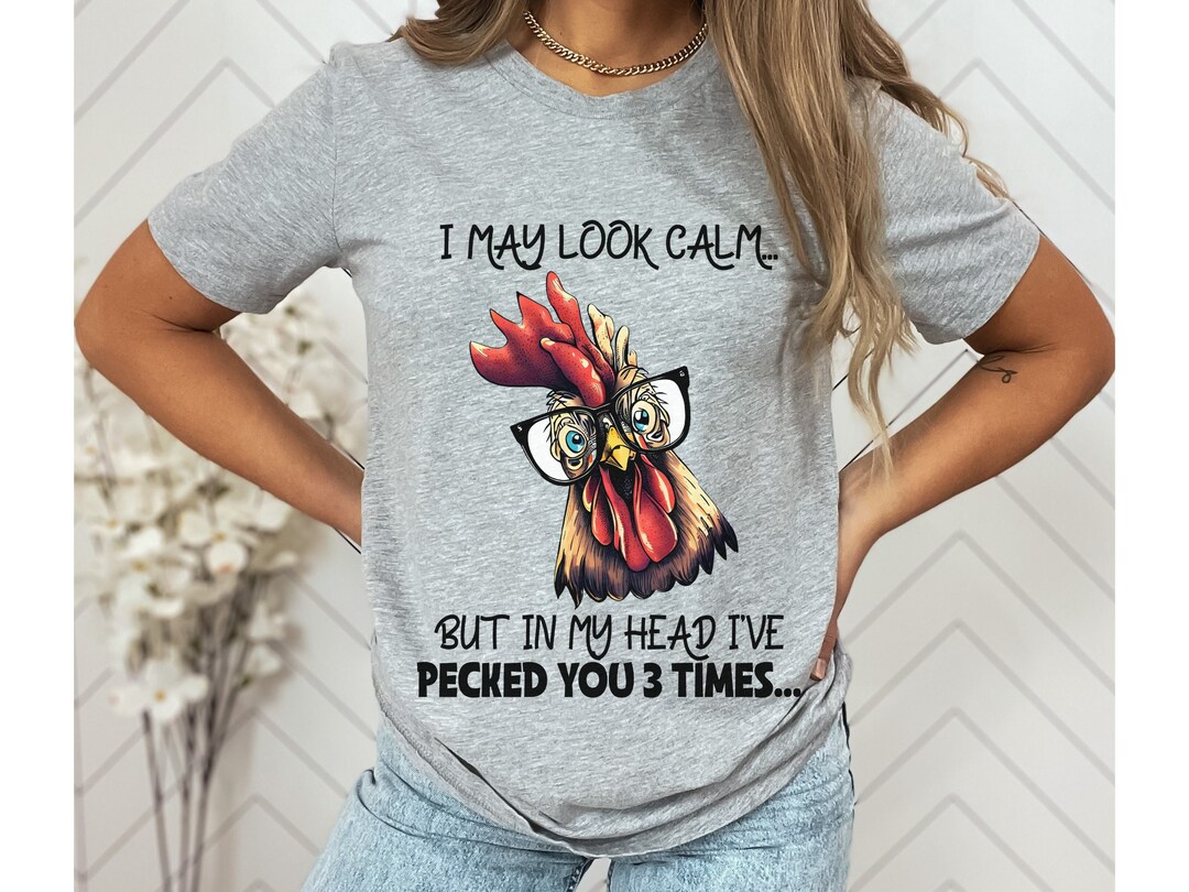 thumbnail image 2 of Women's Keep Calm And Love Chickens T-Shirt – Funny Rooster Lover Tee – BestThreads 2 of 6