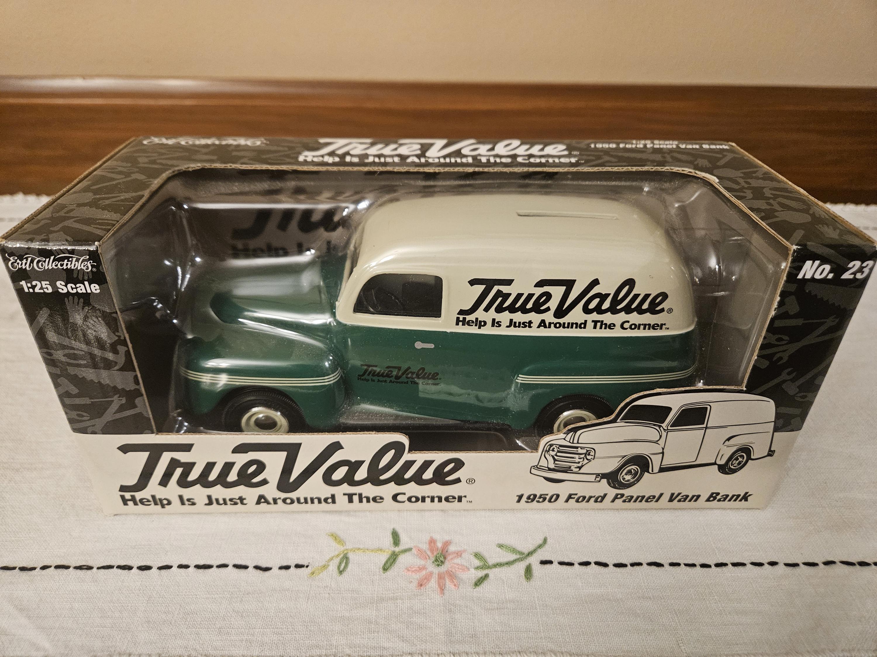 Vintage 1950 Ford Panel Van Bank - True Value Collectors Series