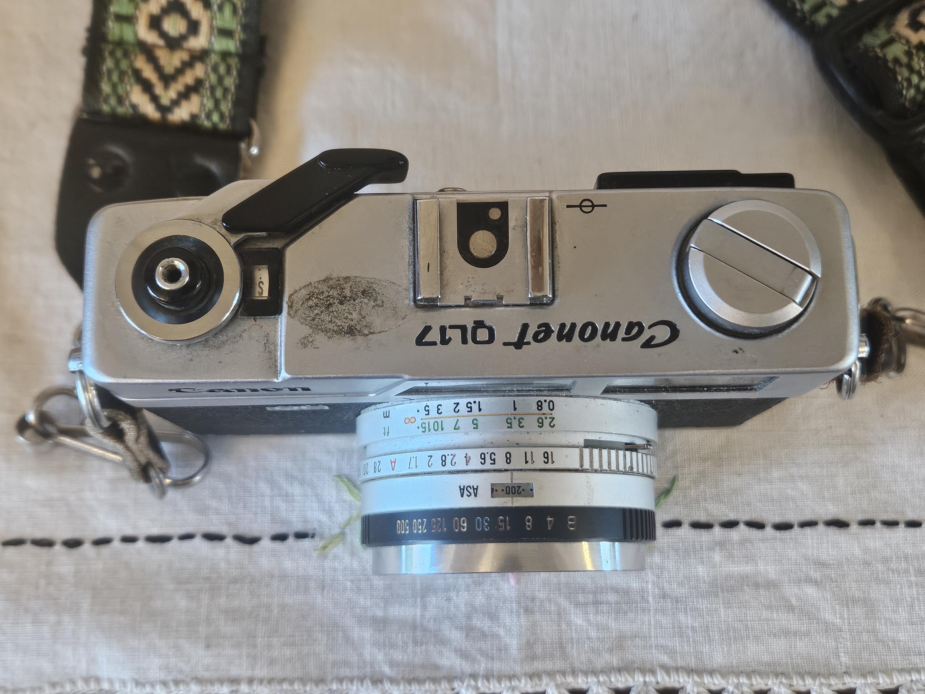 Vintage Canon Canonet QL17 35mm Rangefinder Camera, 40mm F/1.7