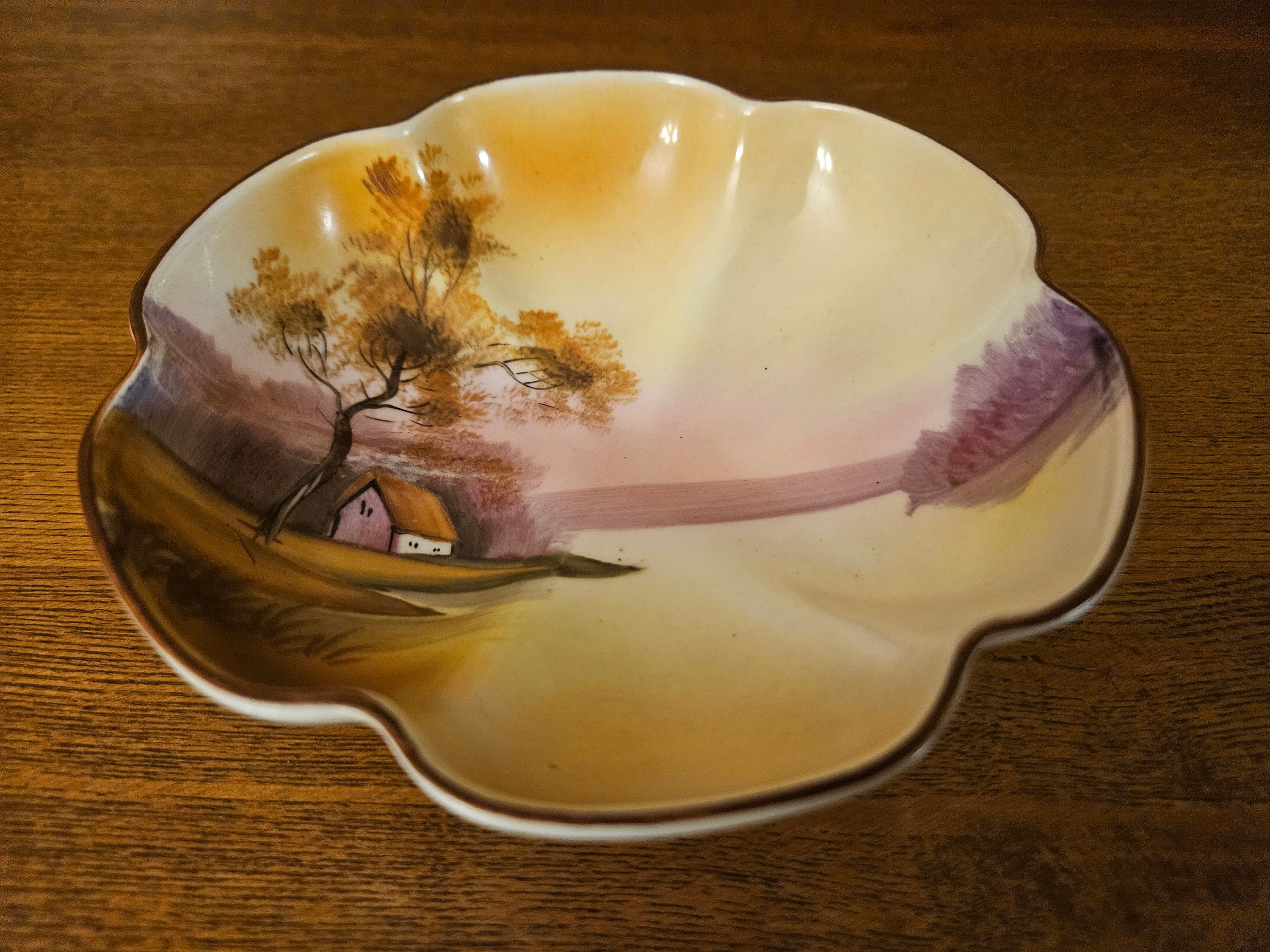 ノリタケハンドペイント　カキツバタ ノリタケハンドペイント カキツバタ ノリタケハンドペイント カキツバタ