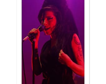 Manifesto del concerto di Amy Winehouse – Jean-Luc Benazet