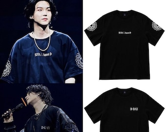 BTS Shirt-BTS SUGA Shirt, 100% Cotton Agust D World Tour T-Shirt, Yoongi T-shirt/Agust d d day tour/Agust d World Tour/Bts Merch/Suga Merch