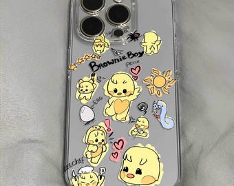 Custom KPOP Stray Kids-Inspired iPhone Case, Felix iPhone Cases & Samsung Cases/SKZ SKZOO Phone Cases iphone 14 iphone 15 /Kpop Merch Gift