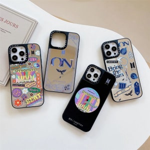  BT21 Official Merchandise for iPhone 14 Plus Case with Card  Holder Mirror Shockproof Protective Thin Slim Hard PC Back Cover Phone Case  6.7 inch : Cell Phones & Accessories