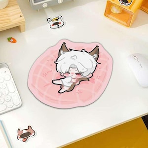 Love and Deepspace Mouse Pad Mouse Mat Custom Desk Mat,Xavier Sylus Zayne Rafayel Caleb Gaming Mouse Pad,Love and Deepspace Merch Gift Celeb