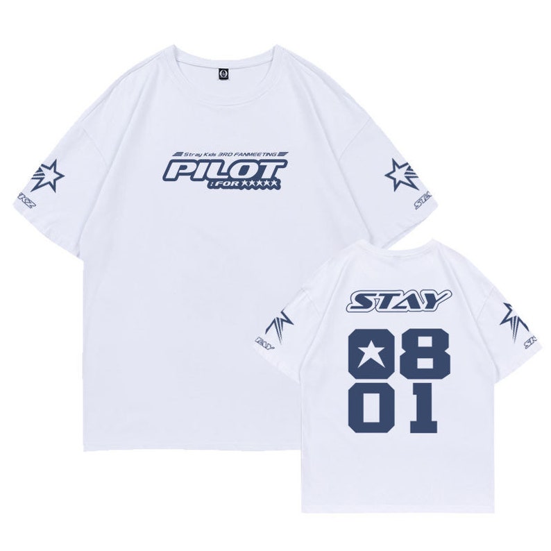 Stay Kids ShirtsStray Kids Stage-Styled T-Shirt, Stray Kids Concert-Inspired T-Shirt/Stray Kids Merch/Stray Kids Clothing/Stray Kids Tee WHITE