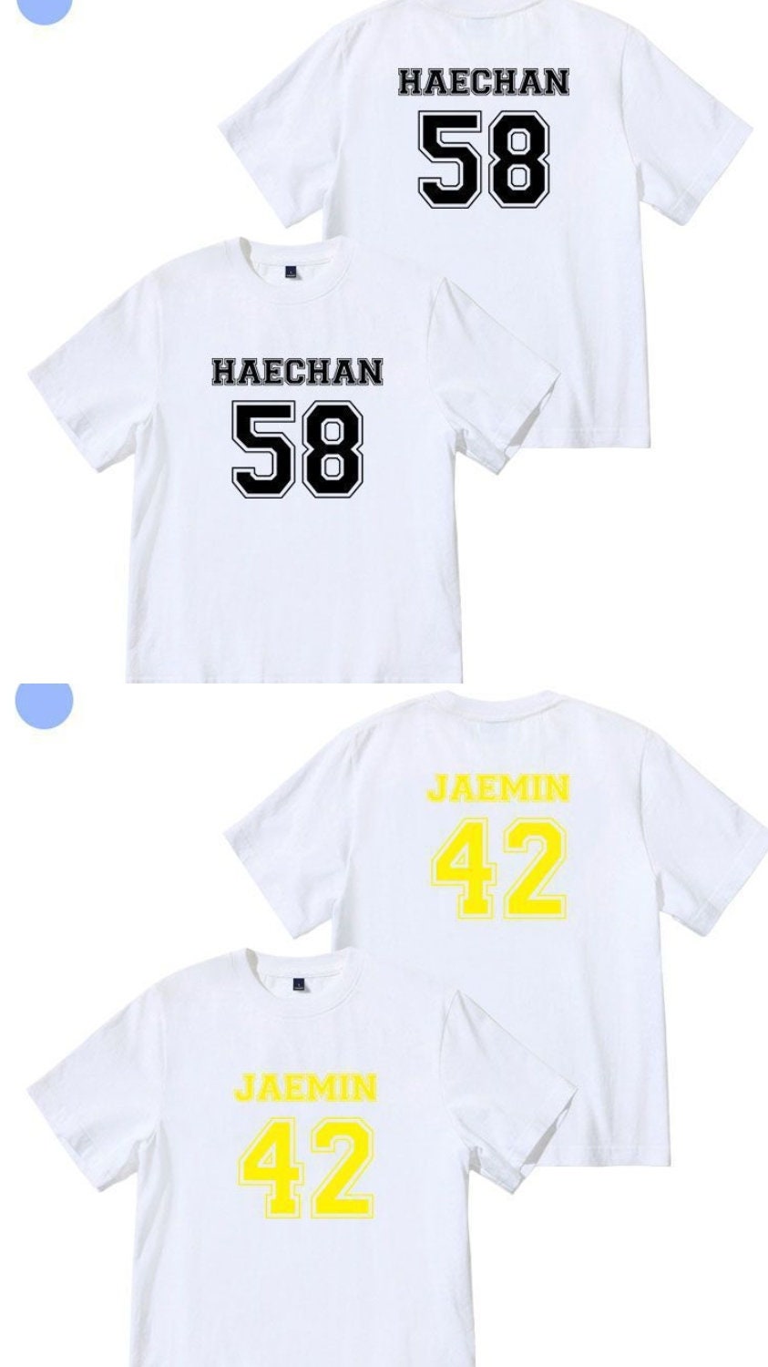 KPOP NCT Dream We Boom Maglietta Hip Hop Unisex, Manica Corta, Stampa Band