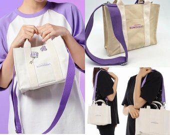 BTS Sowoozoo Mini Bag- Limited Design from BTS 2021 Muster Sowoozoo, Bts Canvas Bag/ BTS Tote Bag/ Bts Merch/Kpop Merch/Bts Handbag/ Bts Bag