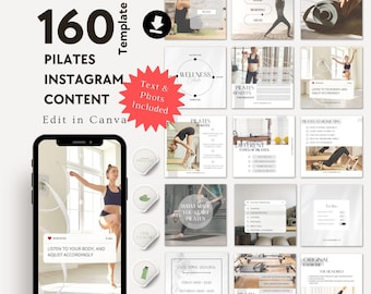 ピラティスのInstagram投稿テンプレート、フィットネスコーチマーケティングのInstagram IG投稿コンテンツ