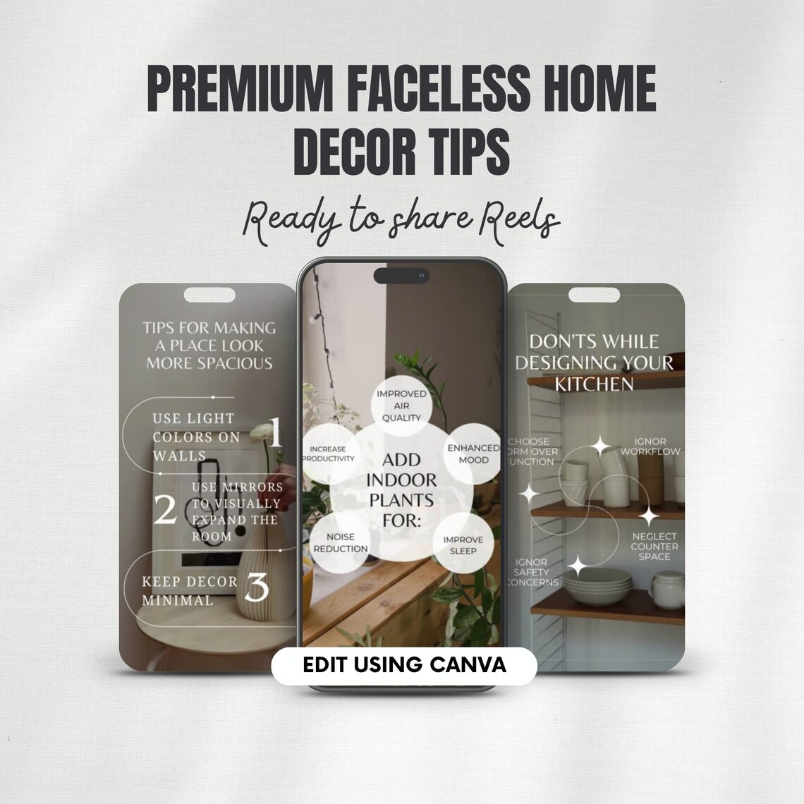 Interior Designer Instagram Reels Template, Home Decorator Social Media ...