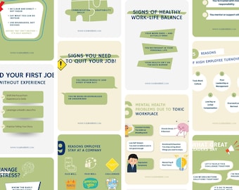 Linkedin Post Template Career Transition Coach Social Media Business Consultant Content