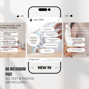 TRADITIONAL MEDICINE THERAPIST INSTAGRAM POST TEMPLATE, EDITABLE CANVA TEMPLATE