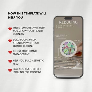 Pu&ograve; includere: Lo schermo di uno smartphone che mostra suggerimenti per ridurre le tossine ambientali. I suggerimenti includono la scelta di prodotti biologici, l'uso di filtri per l'acqua, l'uso di purificatori d'aria e la riduzione dell'uso di detersivi domestici tossici. Lo schermo &egrave; circondato da una cornice nera.