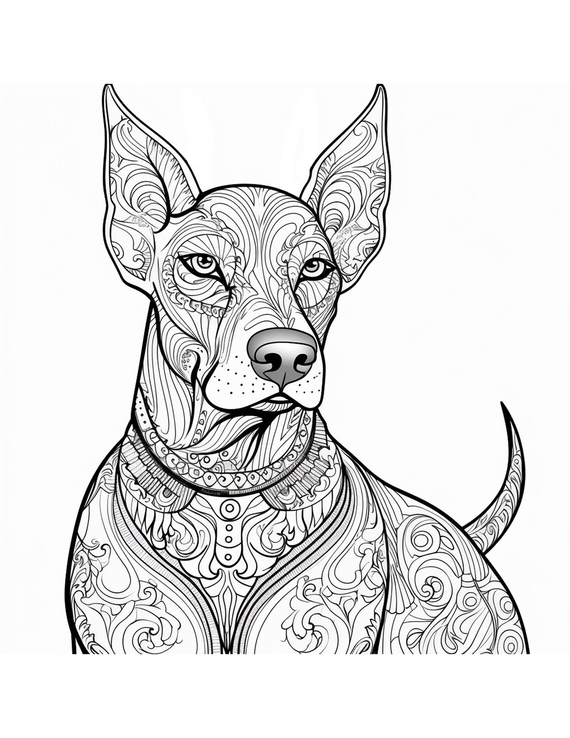 Pawsome Pups: Mandala Style Coloring Book With Top Dog Breeds 42 Page
