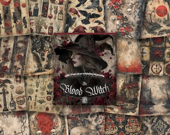 Blood Witch Gothic Paper Pad: Scrapbooking, Kartenherstellung, Ephemera