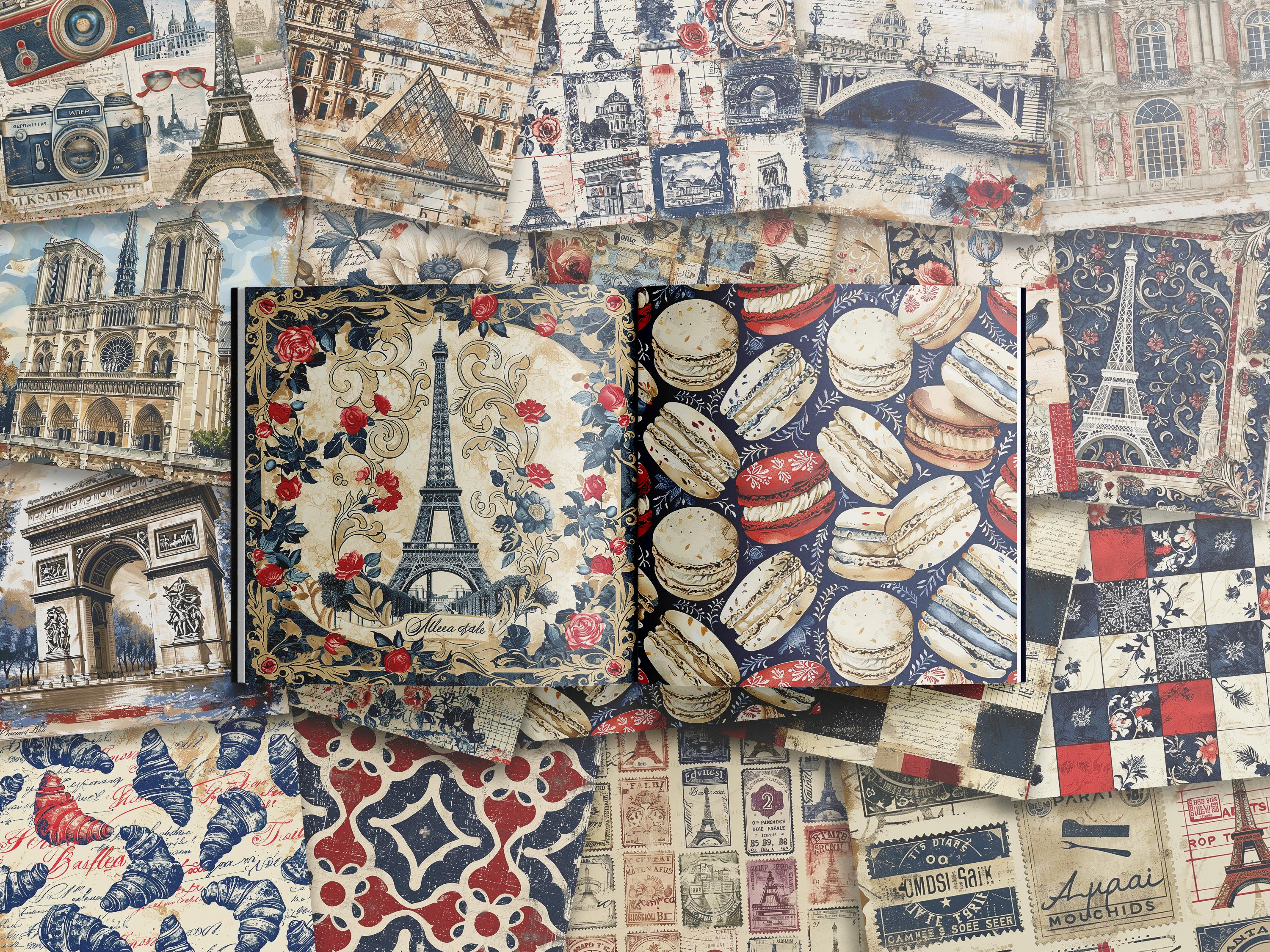 Paris: Travel Theme Paper Pad, Scrapbooking, Junk Journal & Card Making ...