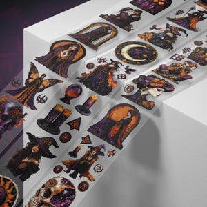 Arcana Matte PET-tape - Tarotdagboekstickers