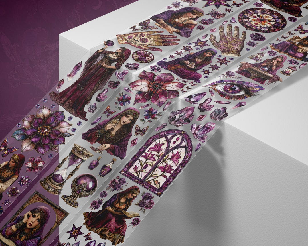 Fortune Teller 2 Matte PET Tape - Magical Journal Stickers - Etsy