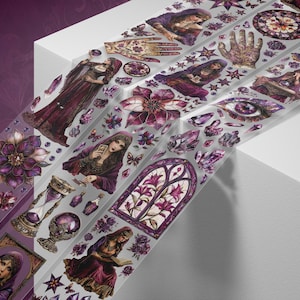 Fortune Teller 2 Matte PET Tape - Magical Journal Stickers