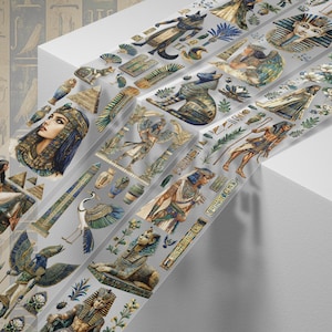 Matte PET-tape The Nile Chronicles - dagboekstickers Oude Egypte