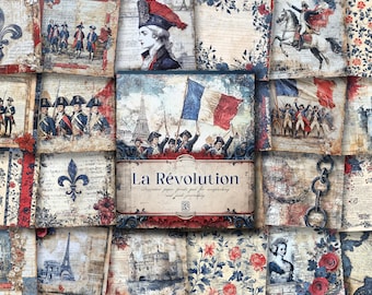 French Revolution Paper Pad: Historical Scrapbook & Junk Journal