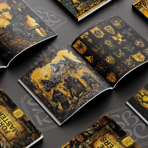 The Forge Masters: Bloc de impresiones con temática enana, papel decorativo de fantasía para hacer álbumes de recortes, tarjetas y diarios basura de fantasía