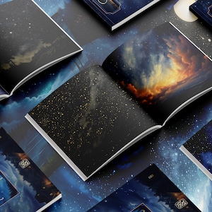 Starlit Skies: prentenblok, decoratief papier voor scrapbooking, kaarten maken, knutselen