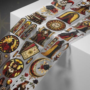Arcana 2 Matte PET Tape - Tarot Journal Stickers